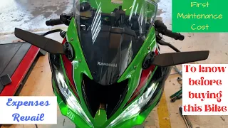 First Maintenance 2023 Kawasaki Ninja ZX-6R - Complete In-Depth Walkaround Review!