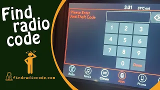 Find Radio Code for VP2 8.4" Chrysler Jeep Dodge RAM Using Only the Serial Number! 🔒🚗