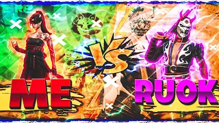 ME VS SASTA RUOK FF || #1v1custom