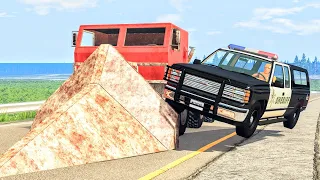 Crazy Police Chases #102 - BeamNG Drive Crashes