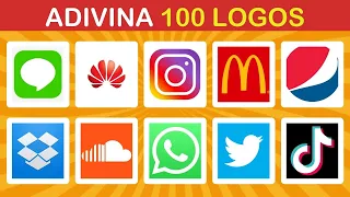 Adivina 100 Logotipos 🔊😂⏰ | Test Adivina el logo en 3 segundos | Quiz Cultura