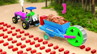 Diy making mini Bricks Making Machine | Top the most creatives science projects | Sun Farming