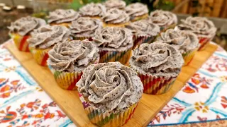 Oreo cupcakes 2 in 1 recipe | Cupcakes and buttercream! / Мъфини Орео 2 в 1 рецепта - мъфини и крем!