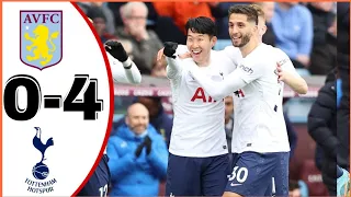 HIGHLIGHTS | Aston Villa vs Tottenham (0-4) Son Score All Goals