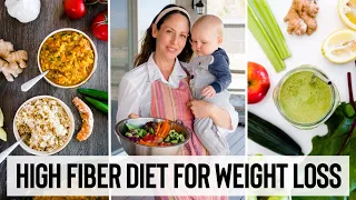 HIGH FIBER DIET // WHAT I EAT IN A DAY FOR WEIGHT LOSS 2021