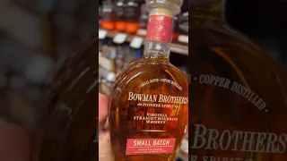 Buffalo Trace JUICE AGED in Virginia-BOWMAN BROTHERS WHISKEY❗️😍