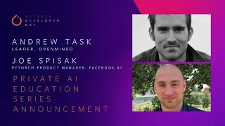 Private AI Education Series Announcement | PyTorch Developer Day 2020