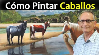 ¡Paisajes y Caballos INCREÍBLES! al ÓLEO o ACRÍLICO