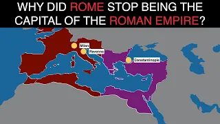 Why did Rome stop being the capital of the Roman Empire?