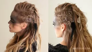 Viking Warrior Halloween Hairstyle | Missy Sue