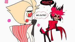 Alastor has a cute tail! - Hazbin Hotel comic dub