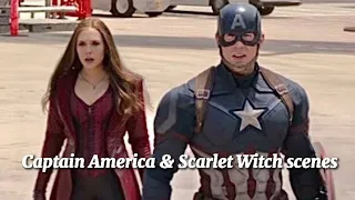 Captain America and Scarlet Witch | All Scenes