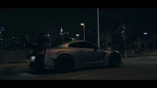 Хорошая музыка и заряженный нисан GTR-  R35