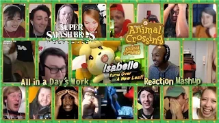 Isabelle Turns Over a New Leaf-Super Smash Bros Ultimate + Animal Crossing Switch Reaction Mashup