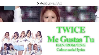 [Live Cover] TWICE - Me Gustas Tu ( Show Music core 20160416 ) | Han/Rom/Eng Lyrics