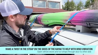 How to Tie Down a Kayak Without Roof Racks