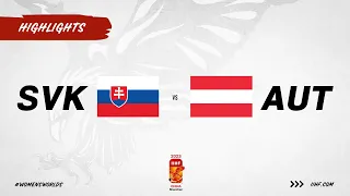 Highlights: Slovakia vs Austria | 2023 #WomensWorlds Div 1A