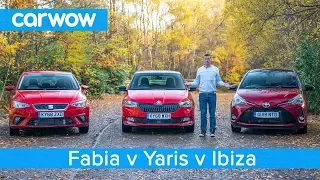 Skoda Fabia vs Toyota Yaris vs SEAT Ibiza 2019 - which is the best small car?