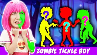 Tickle Tickle Zombie🧟‍♀️🤣Tickle Game Song + More Nursery Rhymes by Dominoka Kids Song