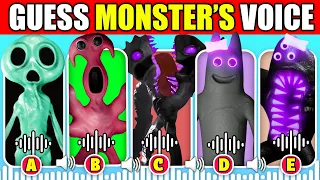 IMPOSSIBLE 🔊 Guess the VOICE | GARTEN OF BANBAN 7 | SYRINGEON, Bittergiggle, Jumbo Josh, Givanium