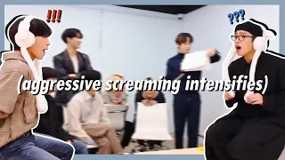 ateez's scream in silence game but make it chaotic