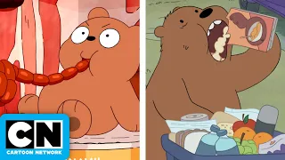 Messy Eater Mash-Up 🍽 | We Bare Bears & We Baby Bears | Cartoon Network