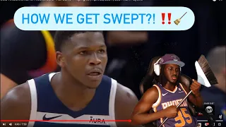 My Suns Got Swept.. ANT MAN IS A DOG!! Wolves At Suns Game 4 Reaction