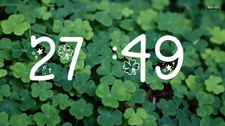 30 Minute Half Hour Timer St. Patrick's Day Clover Themed