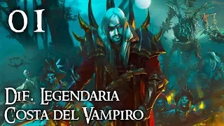 COSTA DEL VAMPIRO EN LEGENDARIO#01. ACCESO ANTICIPADO, TOTAL WAR WARHAMMER 2 #totalwar #warhammer