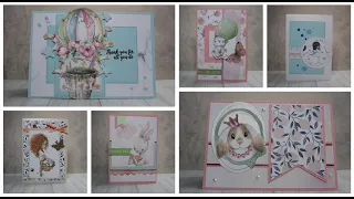 10 Cards + 1 bonus card with Yay Bunny Luxe Paper Block - Decotimecrafts