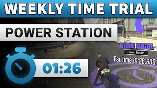 GTA 5 Time Trial This Week Power Station | GTA ONLINE WEEKLY TIME TRIAL POWER STATION (01:26)