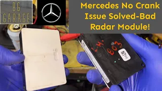 BG GARAGE: Mercedes-Benz GL 550 No Crank No Start No Communication - PART 2 New Radar Module