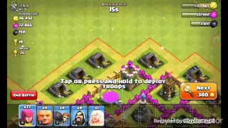 TH7 NO SPELL! 3STAR ATTACK!! 2016!!