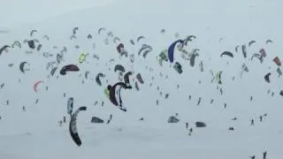 Endurance snow kite race - Red Bull Ragnarok - Norway
