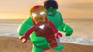 Lego Marvels Avengers All Team Up Special Moves (Showcase)