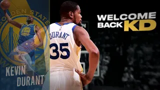 GSW pays tribute to Kevin Durant + his highlights
