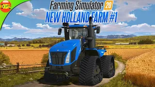 New Holland Vehicles Only FS20 #1 - Started And Developed New Holland Farm, Deleted Old Career