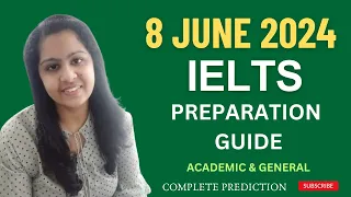 8 June 2024 IELTS Preparation Guide Complete Prediction WLRS Academic & General #8juneieltsexam2024