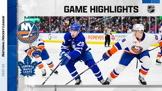 Islanders @ Maple Leafs 1/23 | NHL Highlights 2023