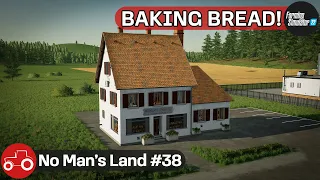 Building A Bakery To Produce Bread - No Man's Land #38 FS22 Timelapse