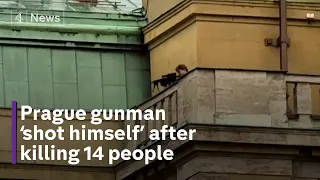 Prague gunman shot himself after killing 14 people at university, say police