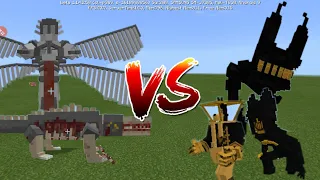 Scp's vs bendy (minecraft) (intense battle)