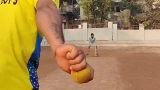 basic of underarm off spin !👍🏏🥎😳