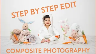 Sitter Backdrop tutorial, Easter digital backdrop composite, step by step sitter tutorial 💛