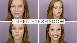 Christmas Makeup Tutorial | Green Eyeshadow 2 Ways | Makeup For Redheads | Simply Redhead