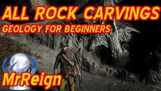 Red Dead Redemption 2 - All Rock Carving Locations - Geology For Beginners - Time Travel Mystery