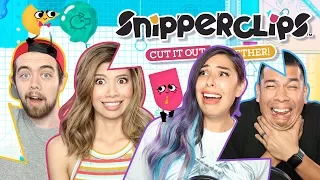 CUTTING FRIENDSHIPS IN HALF w/ Gloom - Snipperclips | Nintendo Switch