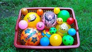 Mencari Bola Bola Semangka, Bola Basket, Bola Warna Warni, Bola Emoji,Balon,Mobilan,Ikan,Bebek,Telur