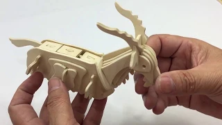 DIY 3D Woodcraft Construction Kit Goat