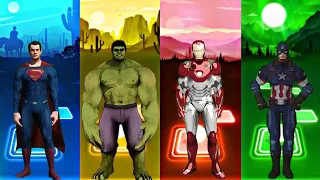 Telis Hop EDM Rush - Superman vs Hulk vs Iron man vs Captain America